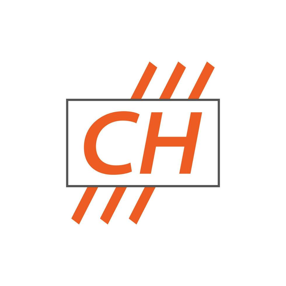 letter Ch logo. C h. Ch logo design vector illustration for creative company, business, industry. Pro vector