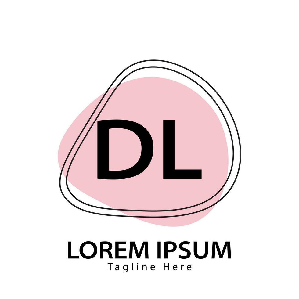 letter DL logo. D L. DL logo design vector illustration for creative company, business, industry. Pro vector