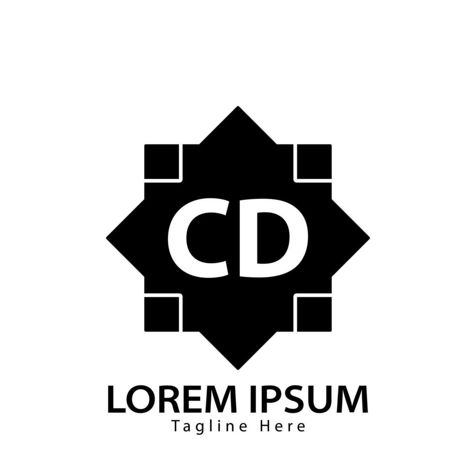 letter CD logo. C D. CD logo design vector illustration for creative company, business, industry. Pro vector