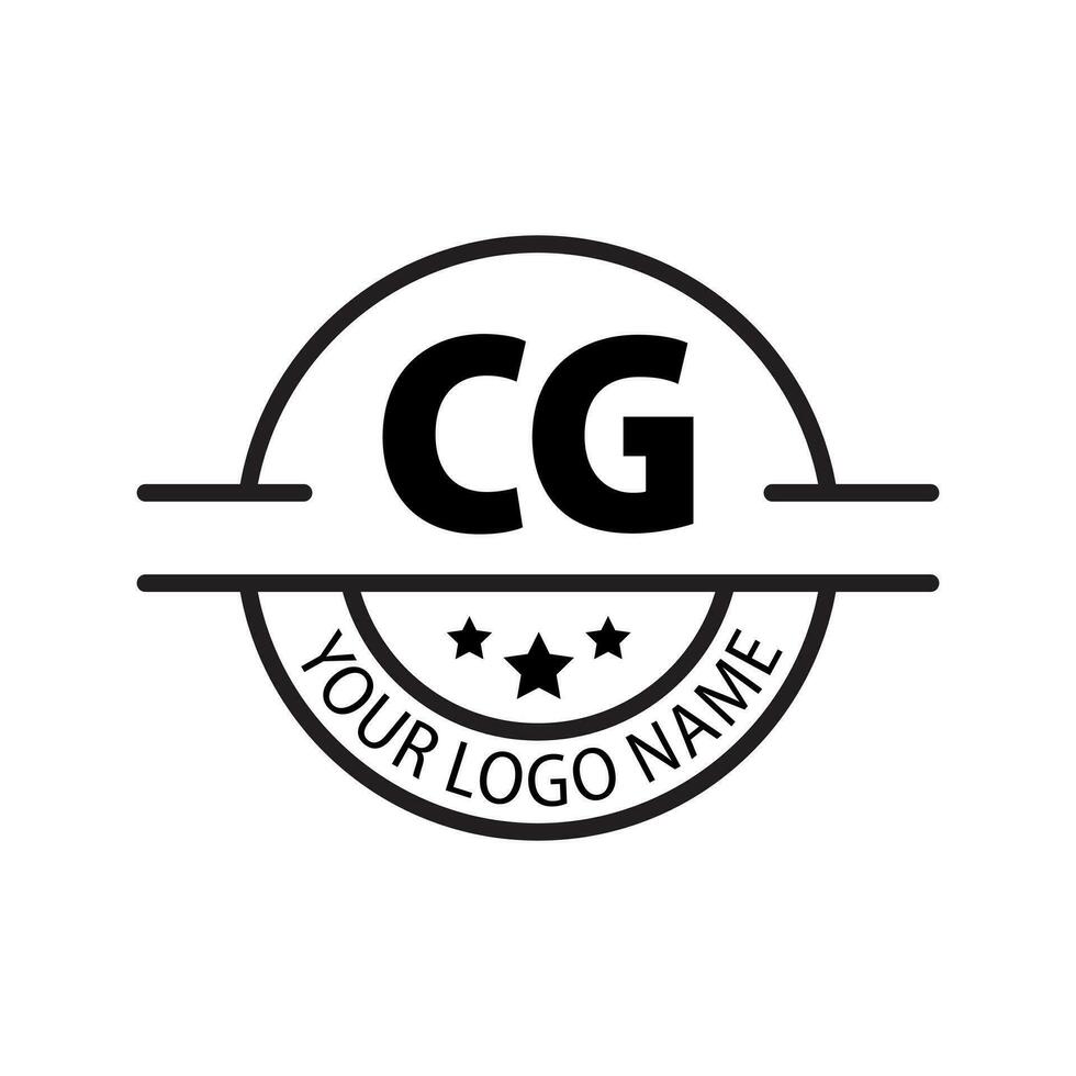 letter CG logo. C G. CG logo design vector illustration for creative company, business, industry. Pro vector