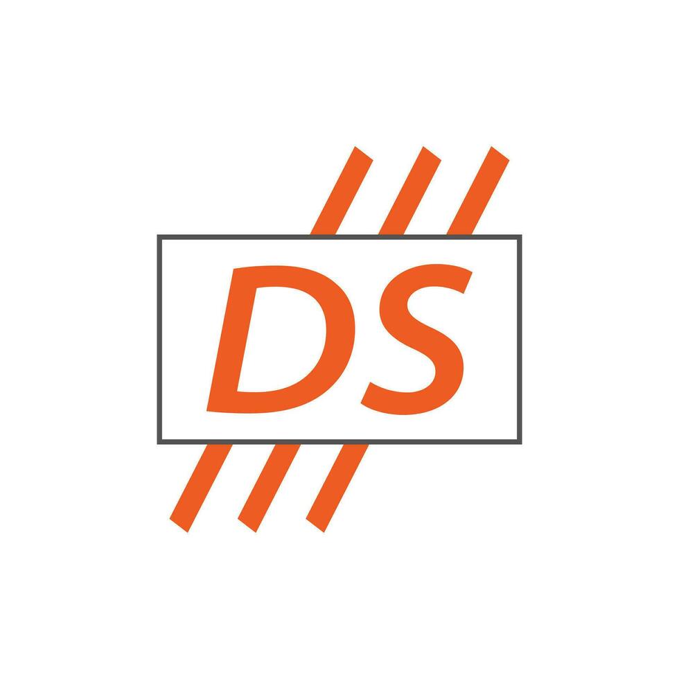 letter DS logo. D S. DS logo design vector illustration for creative company, business, industry. Pro vector