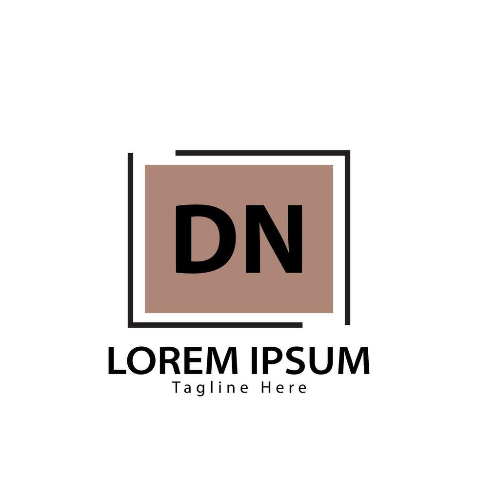 letter DN logo. D N. DN logo design vector illustration for creative company, business, industry. Pro vector