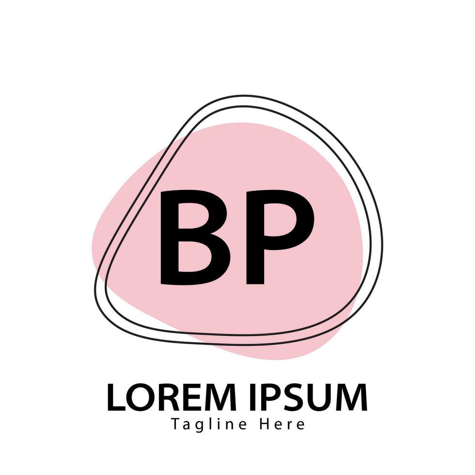 letter BP logo. B P. BP logo design vector illustration for creative company, business, industry