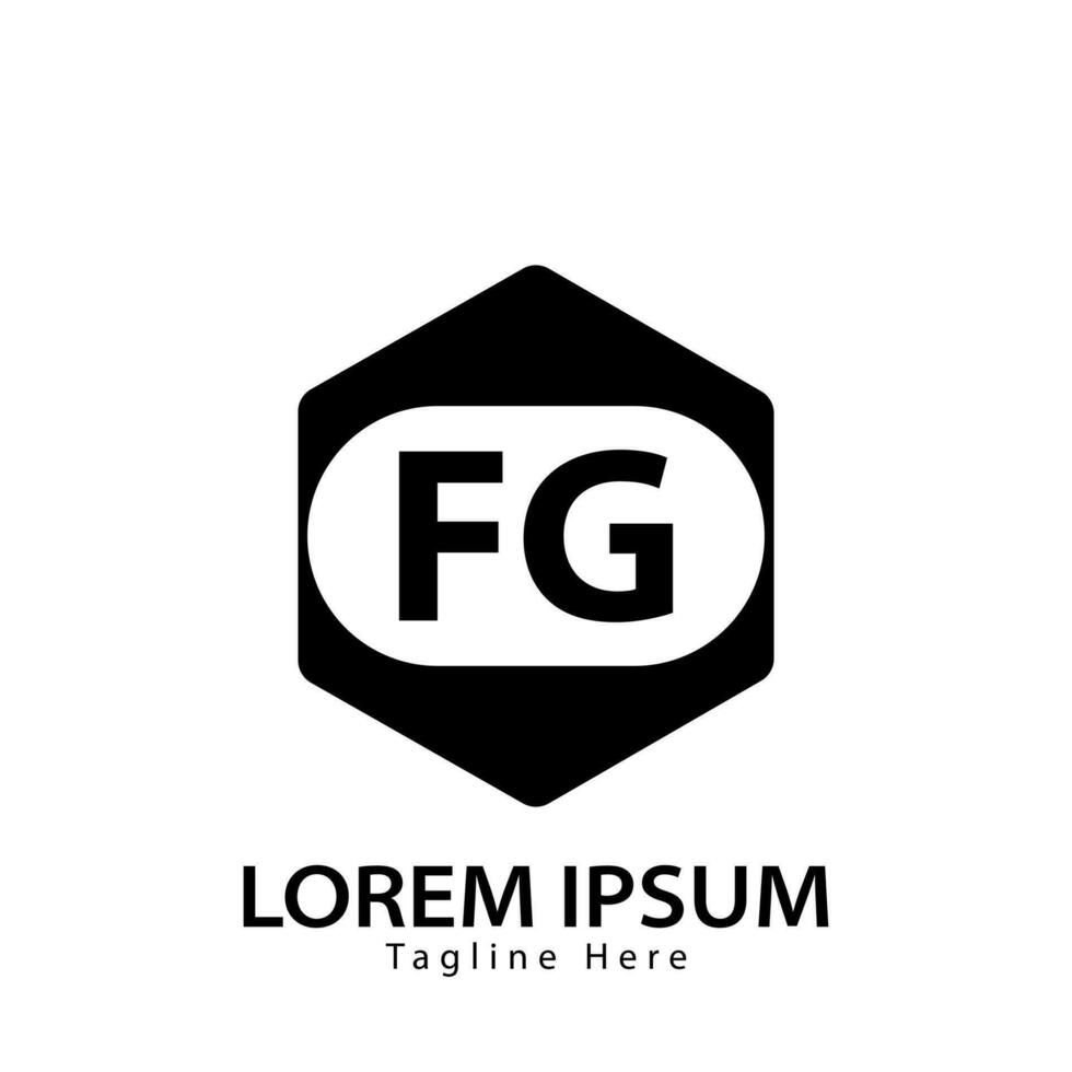letter FG logo. F G. FG logo design vector illustration for creative company, business, industry. Pro vector