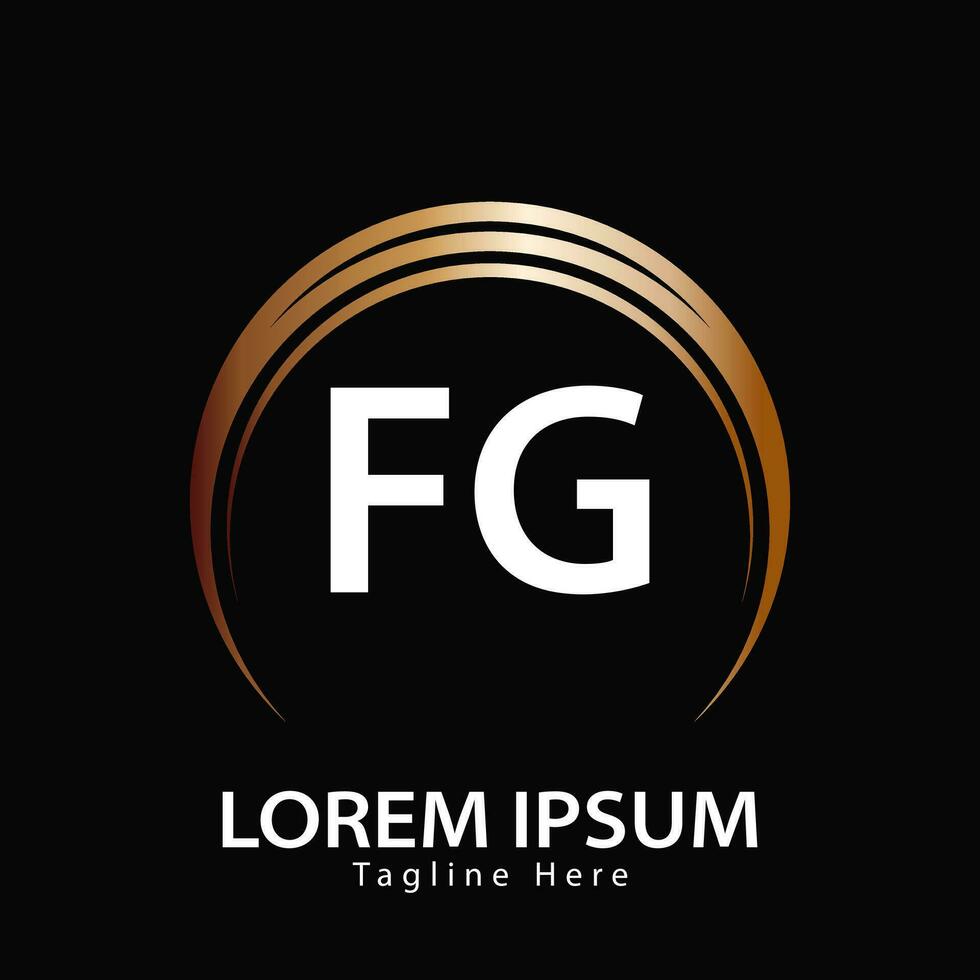 letter FG logo. F G. FG logo design vector illustration for creative company, business, industry. Pro vector