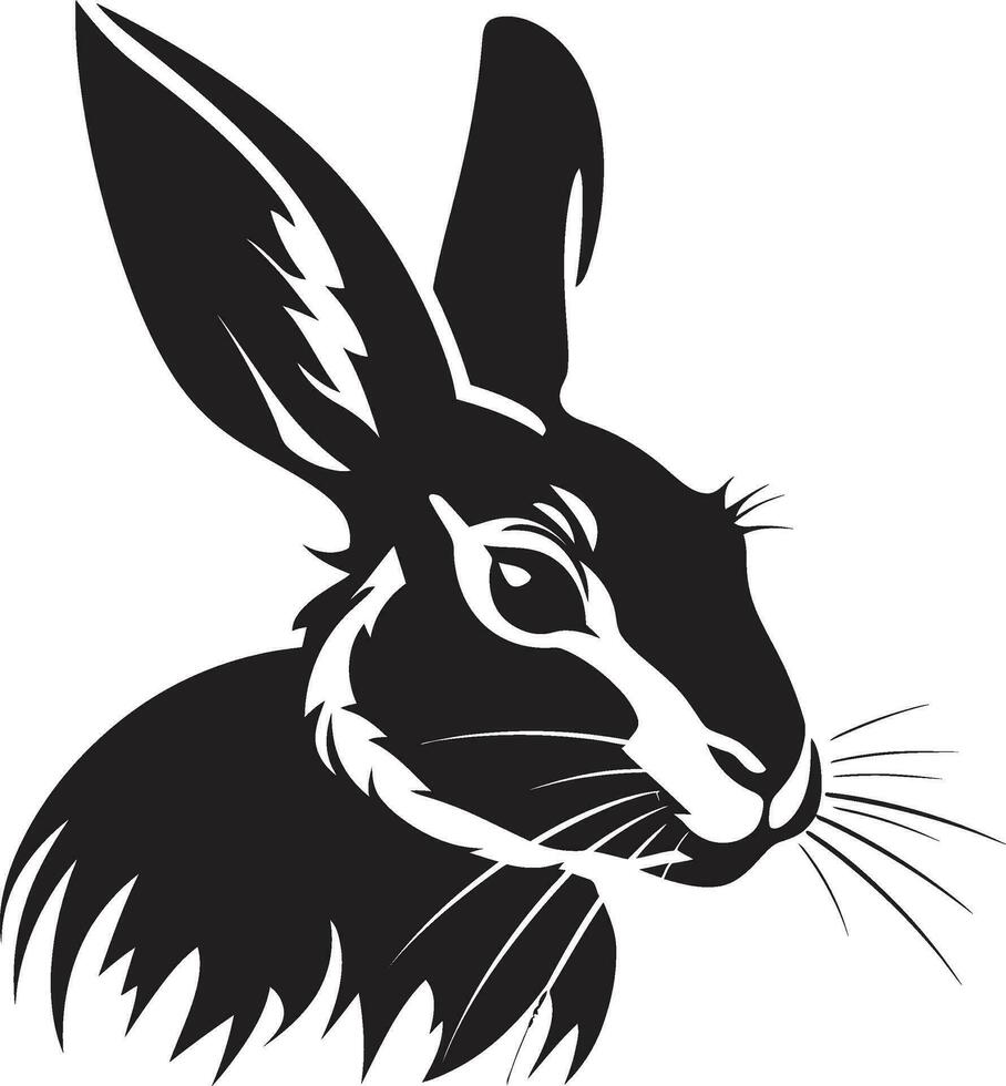 Black Vector Rabbit A Logo Thats Sure to Outsmart Your Competition Black Vector Rabbit A Logo Thats as Quick as Lightning