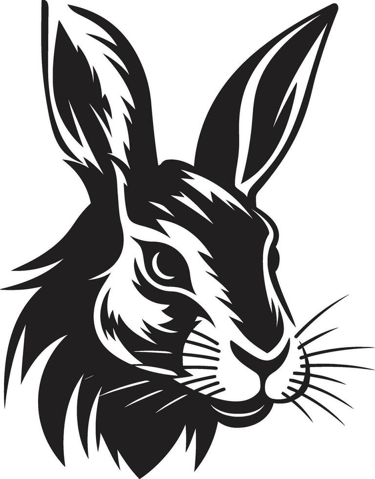 Black Hare Vector Logo A Memorable and Distinctive Logo for Your Brand Black Hare Vector Logo A Timeless and Classic Logo for Your Business