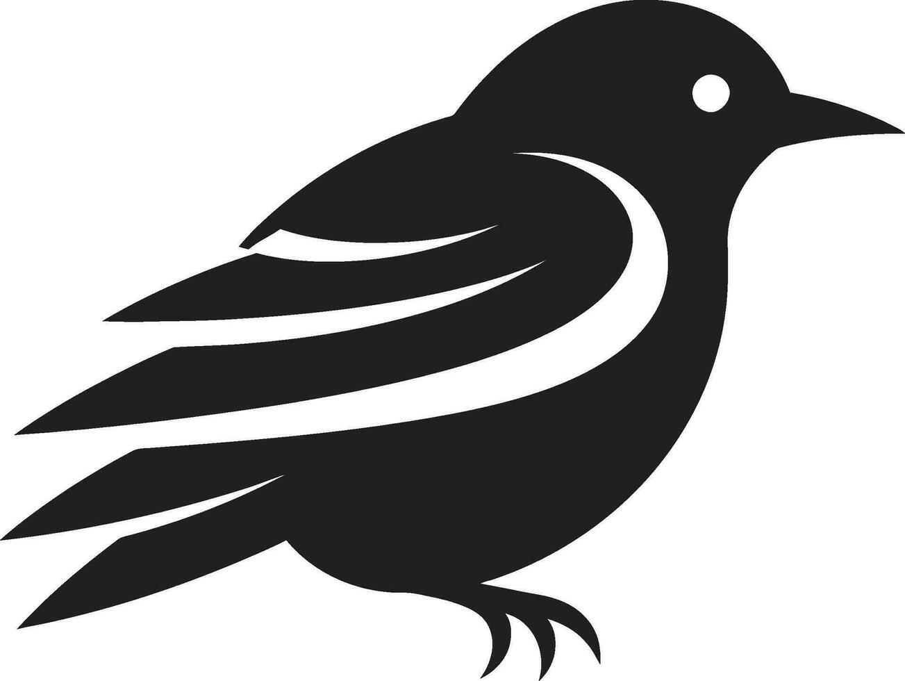 Stylized Hummingbird Design Raptor Regalia vector