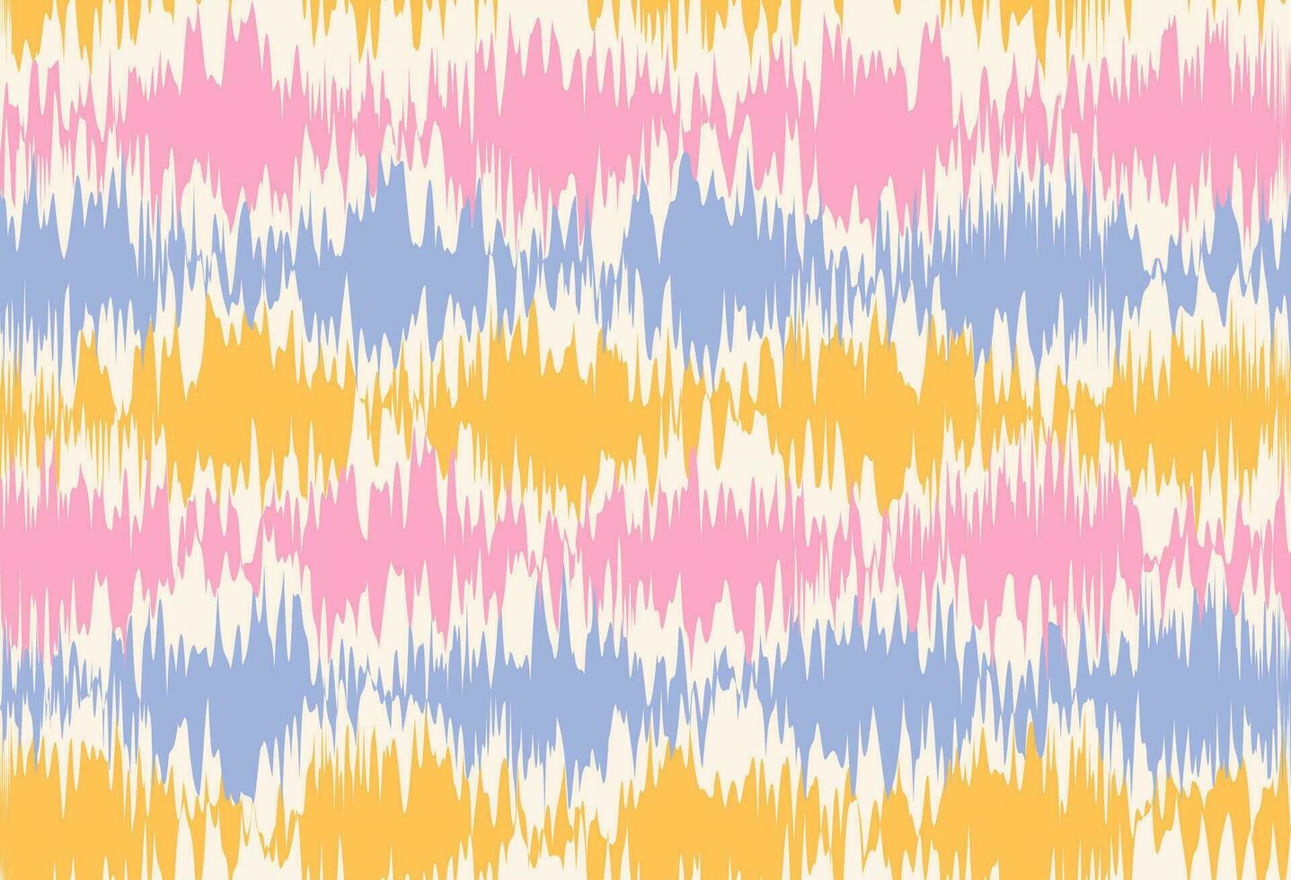 Vector vintage seamless pattern in Ikat style. Vector pattern for holidays in retro style.