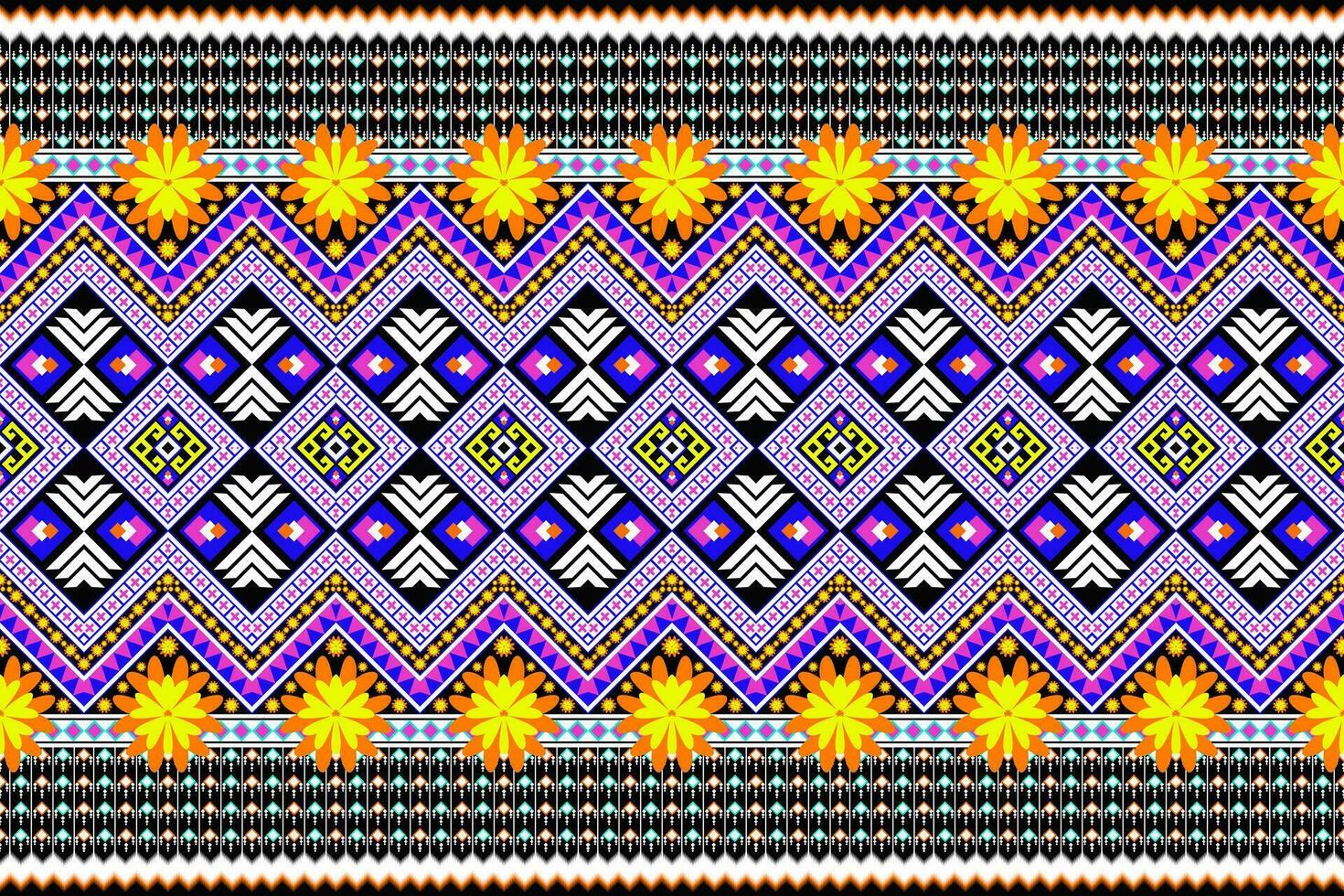 Georgia rug seamless pattern. Native American ornament. Ethnic South Western decor style. Boho geometric ornament. Vector seamless pattern. Mexican blanket, Woven carpet illuminated