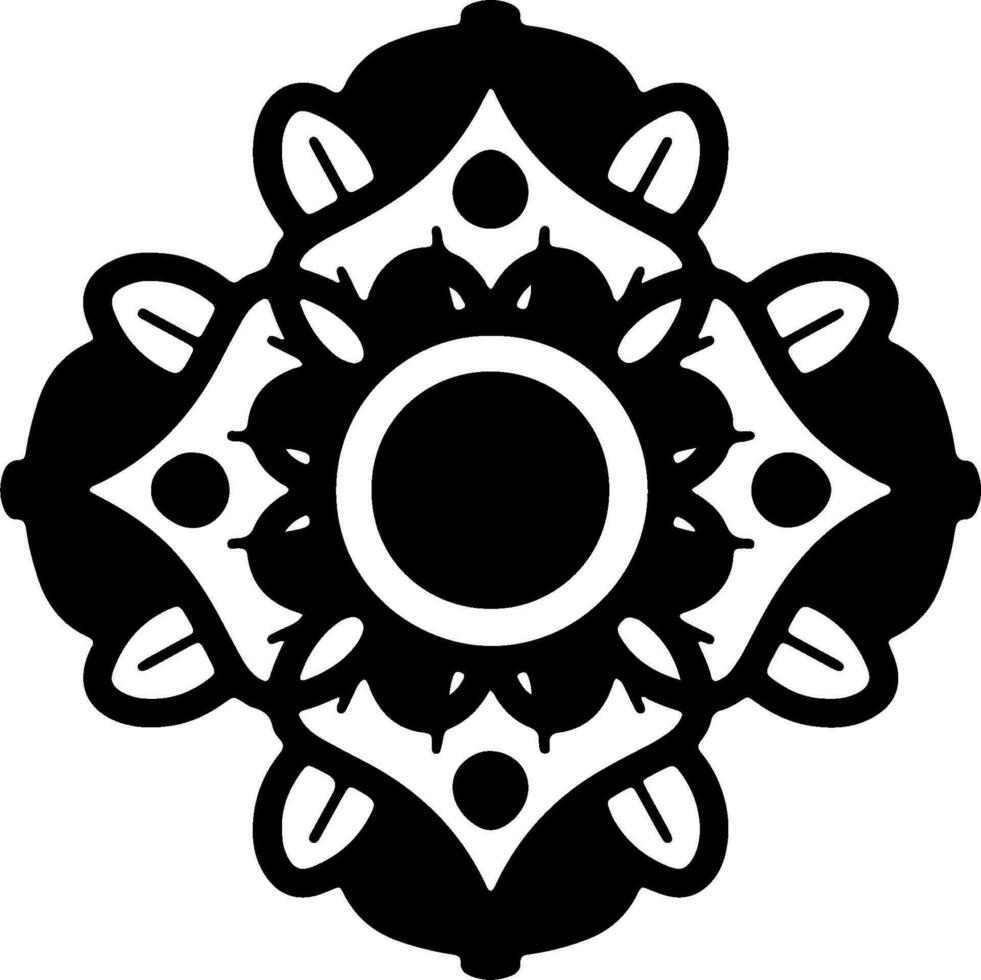 abstract floral ornament vector