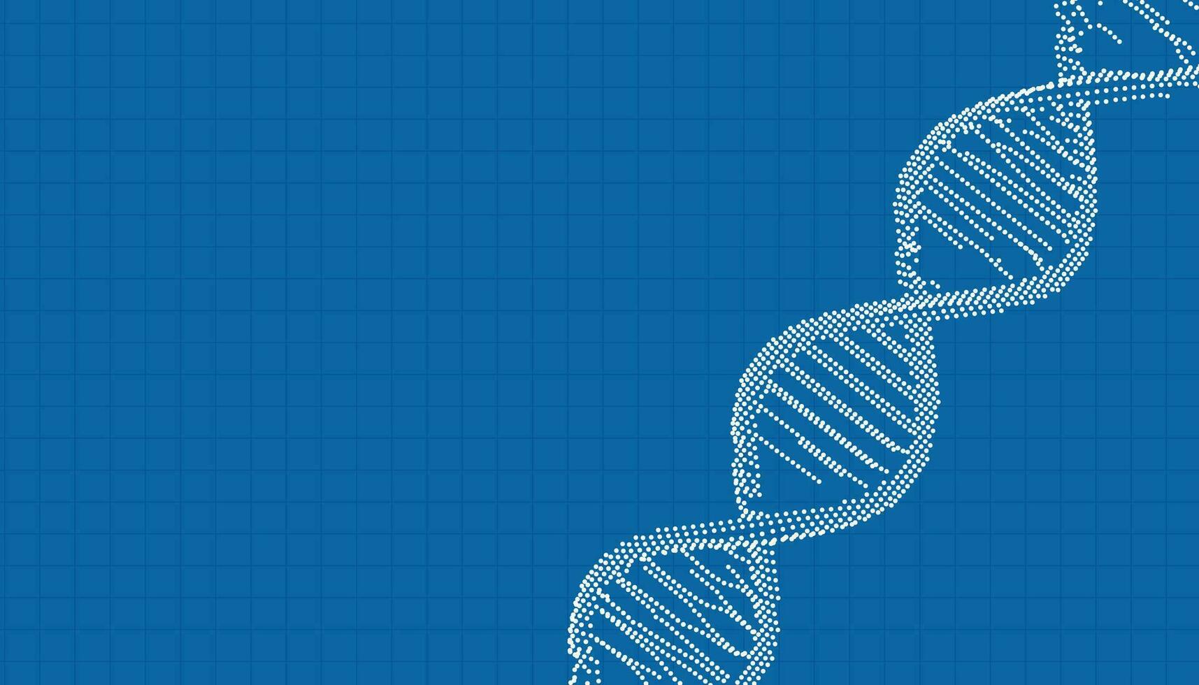 DNA. Medical science, genetic biotechnology, chemistry biology. Innovation technology concept and nano technology background vector