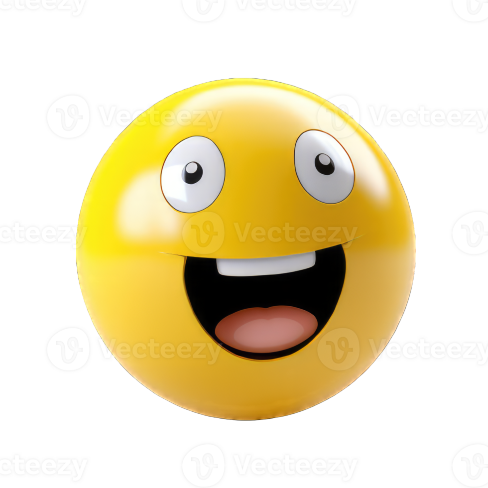 Happy emotion emoji png transparent background