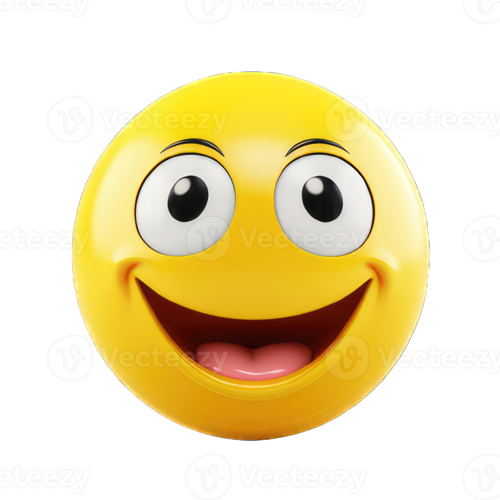 Happy emotion emoji png transparent background
