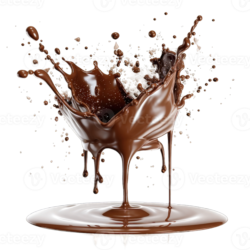chocolate splashes png transparent background