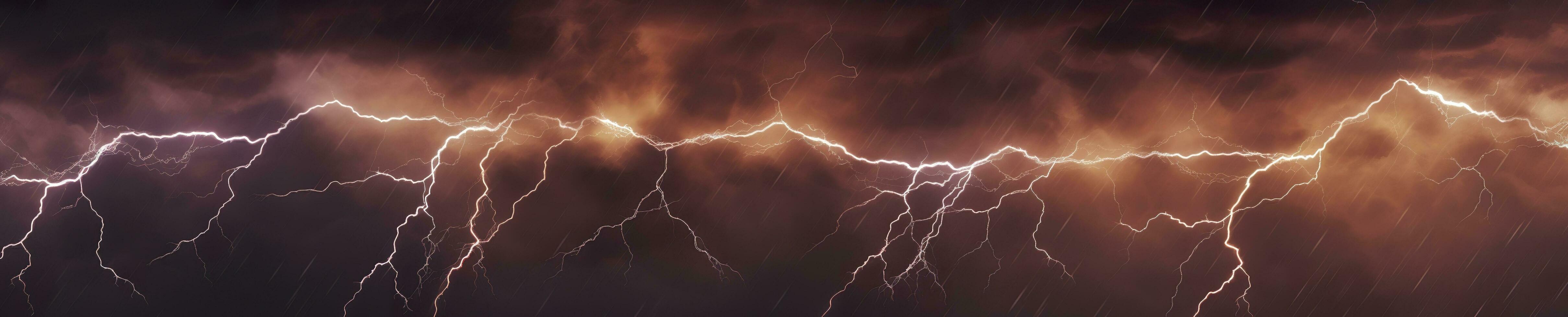 flat thunder lightning texture. Generative AI photo