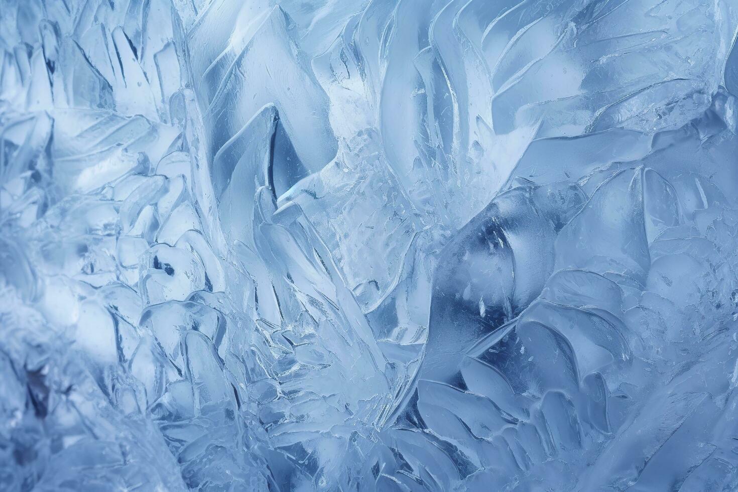 Abstract ice textures on car window in winter. Frosted Glass and Ice. A Textured Look. backgrounds and textures concept. AI Generative photo