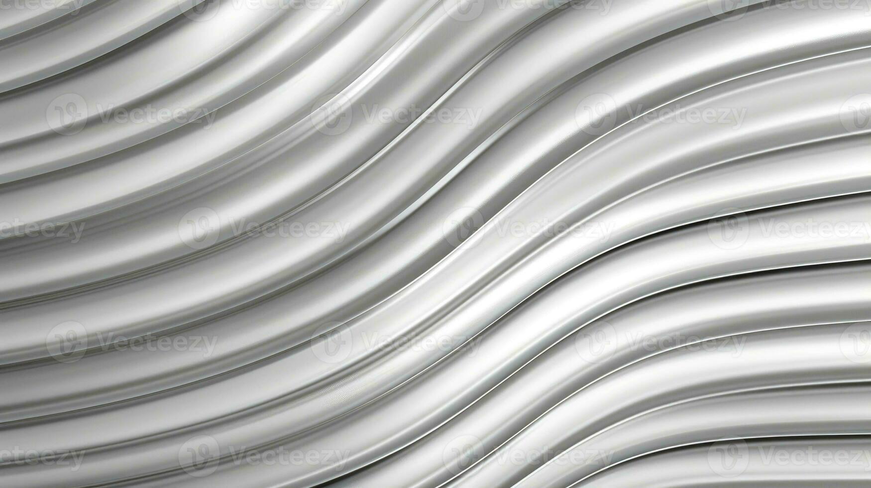 Close up of silver silk background, Abstract white cloth fabric wave, Generative AI illustration photo