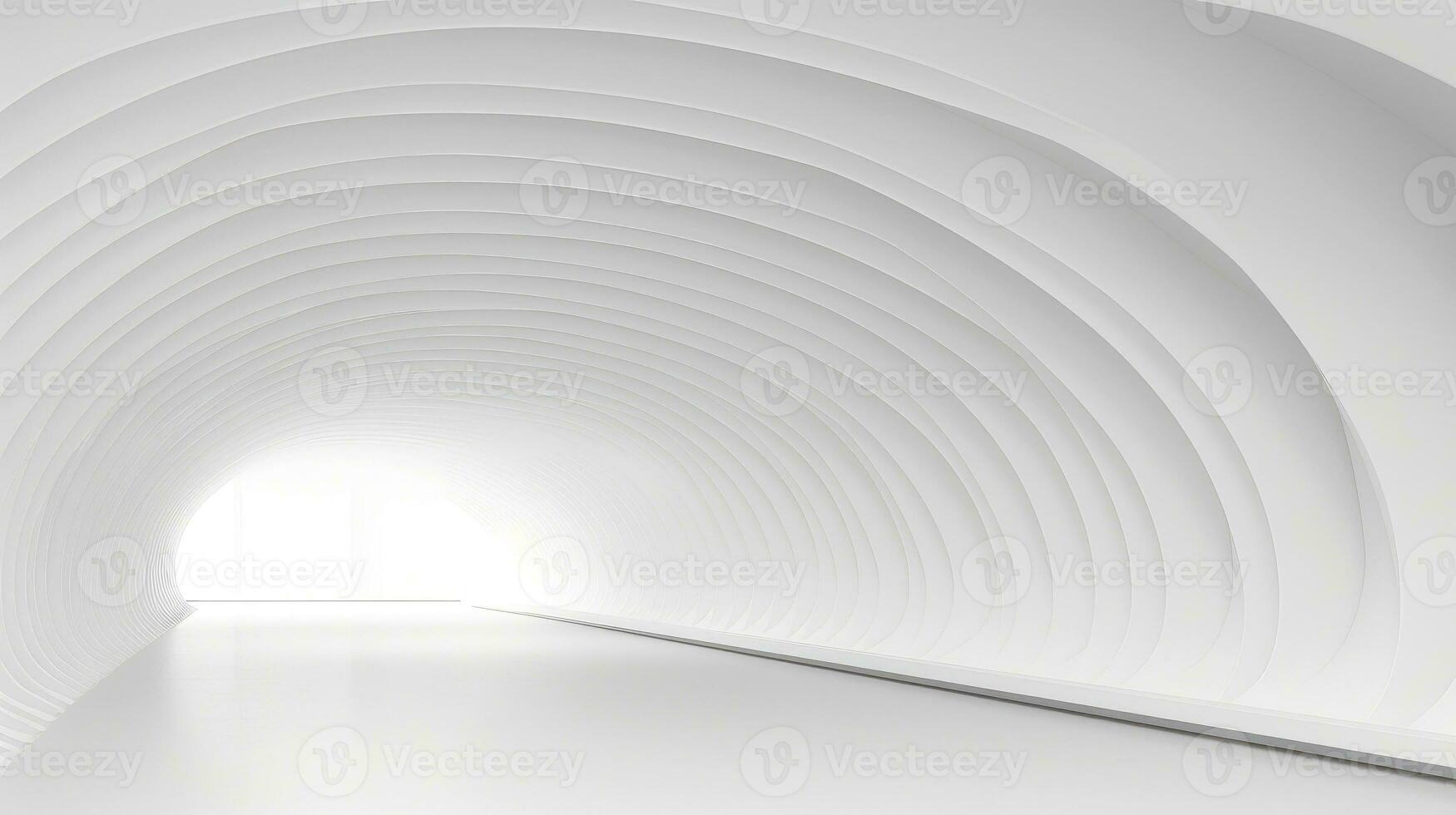 Abstract white architecture background, white geometric wallpaper, Generative AI illustration photo