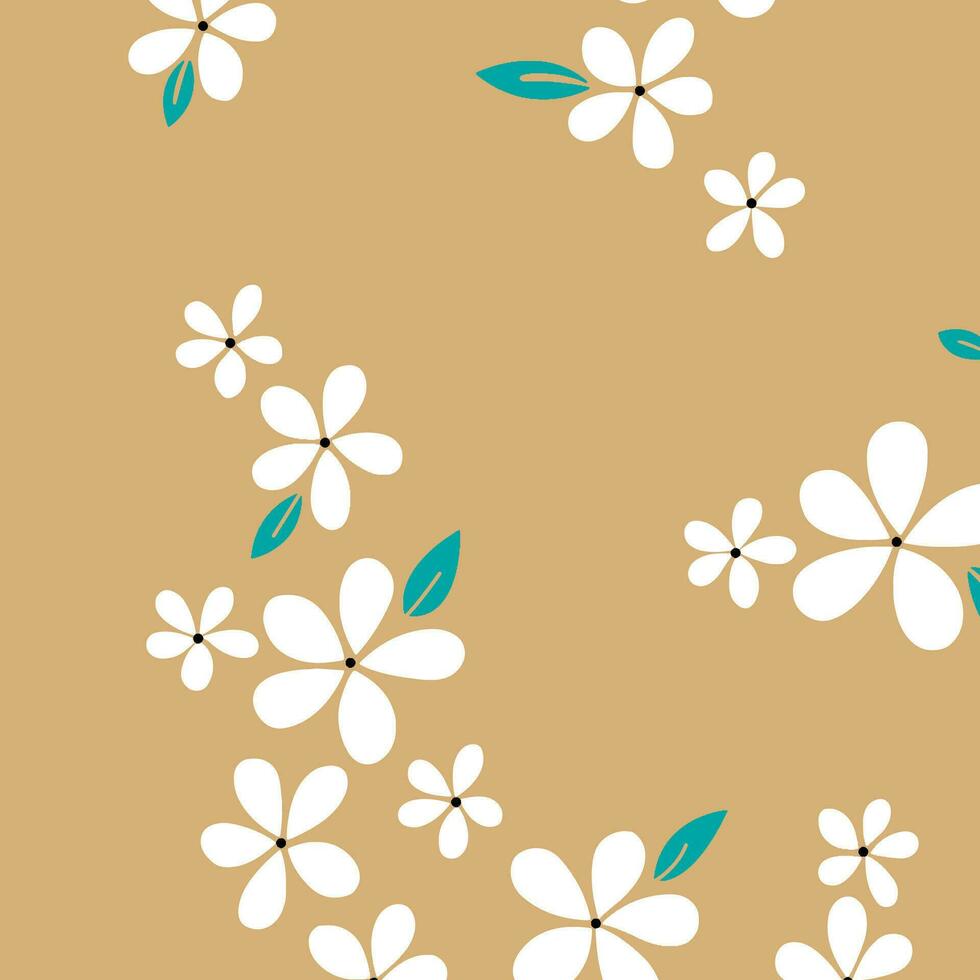 floral abstract pattern suitable for textile and printing needs vector