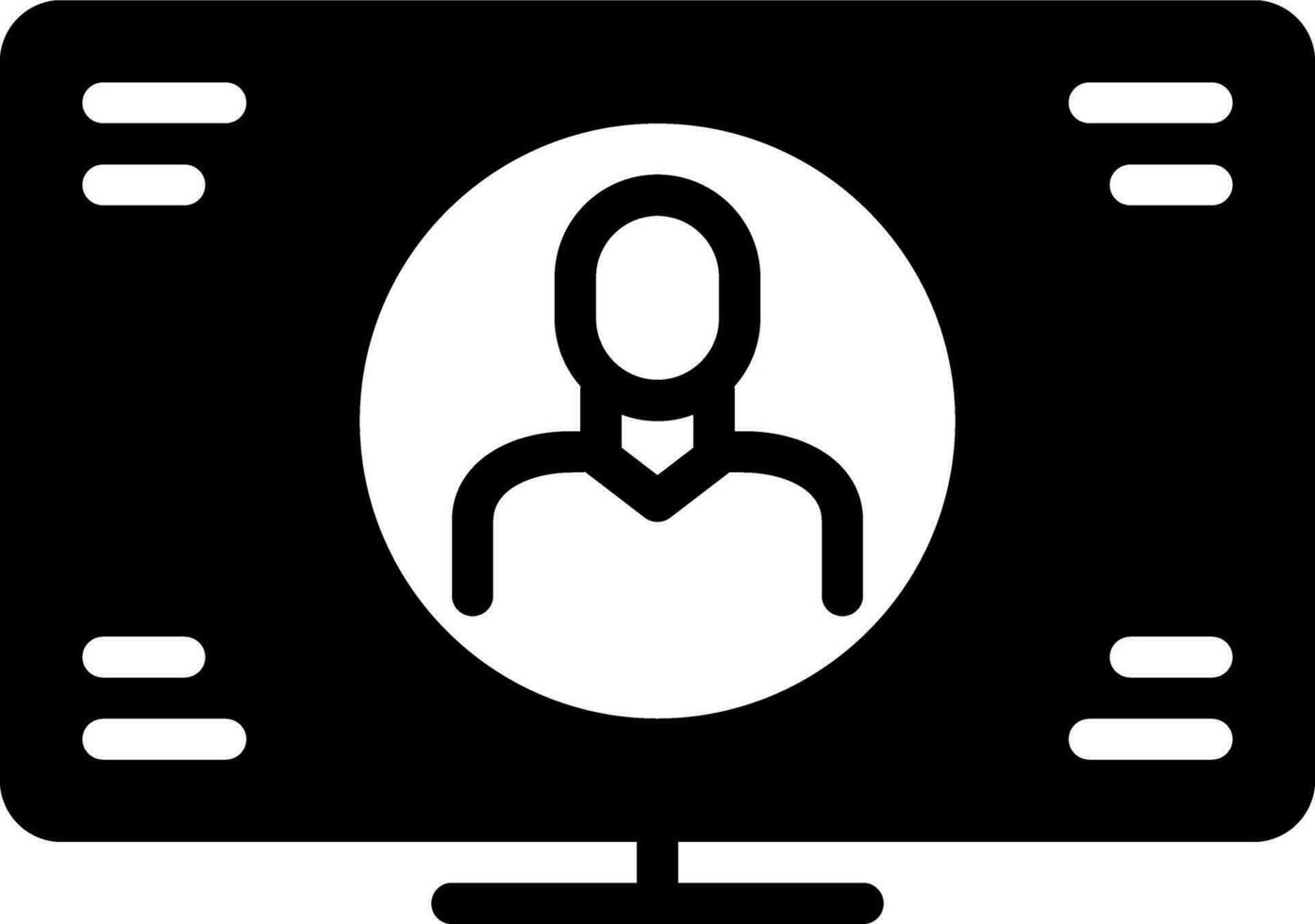 solid icon for user vector