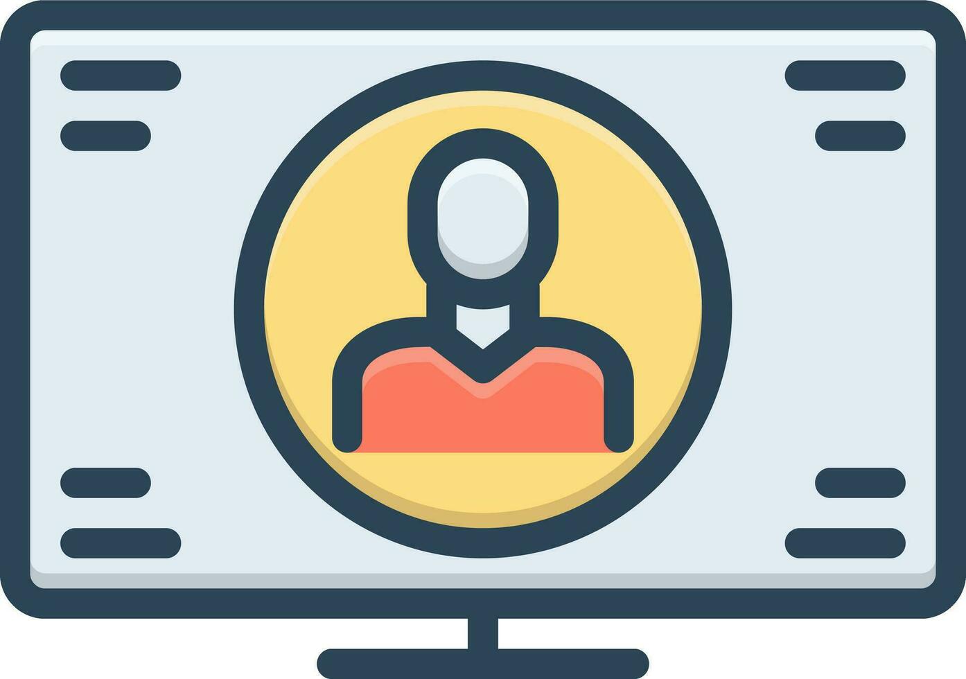 color icon for user vector
