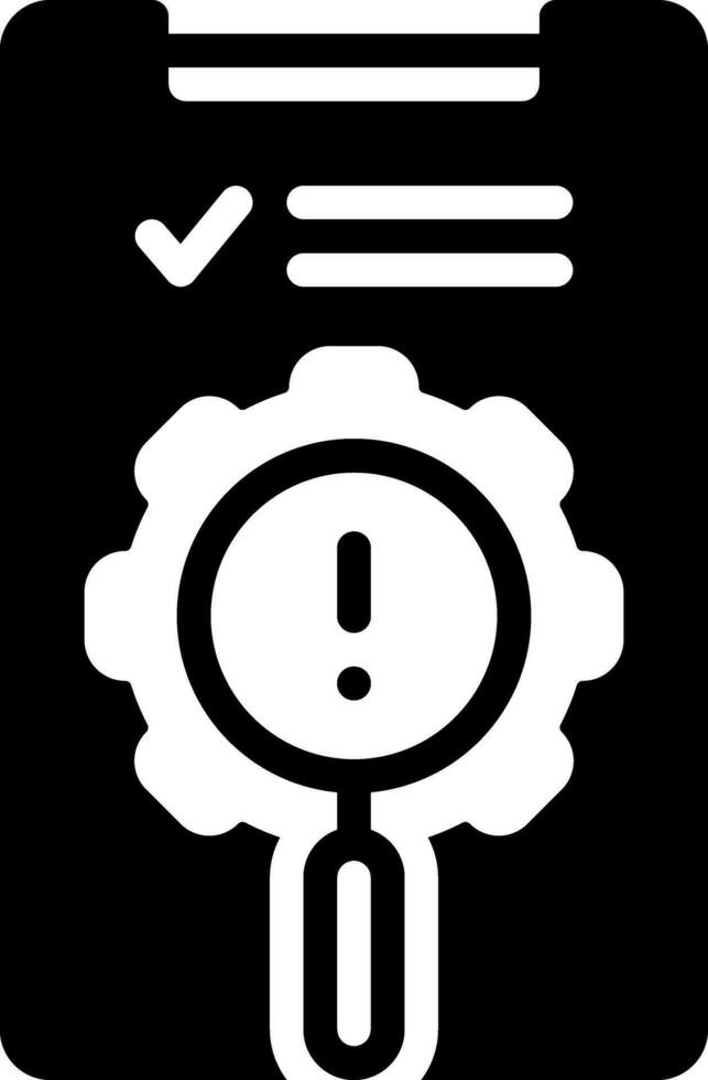 solid icon for risks vector