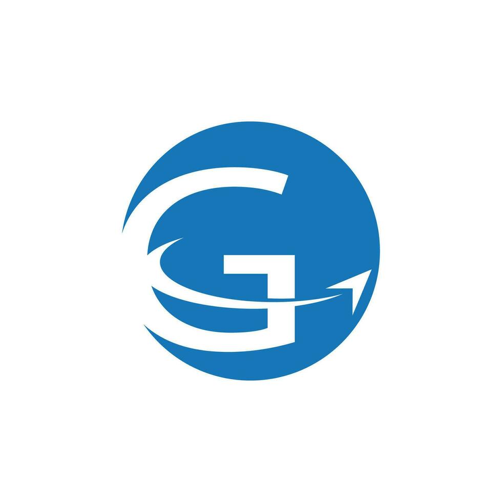 Letter G Art Icon And Symbol Template vector
