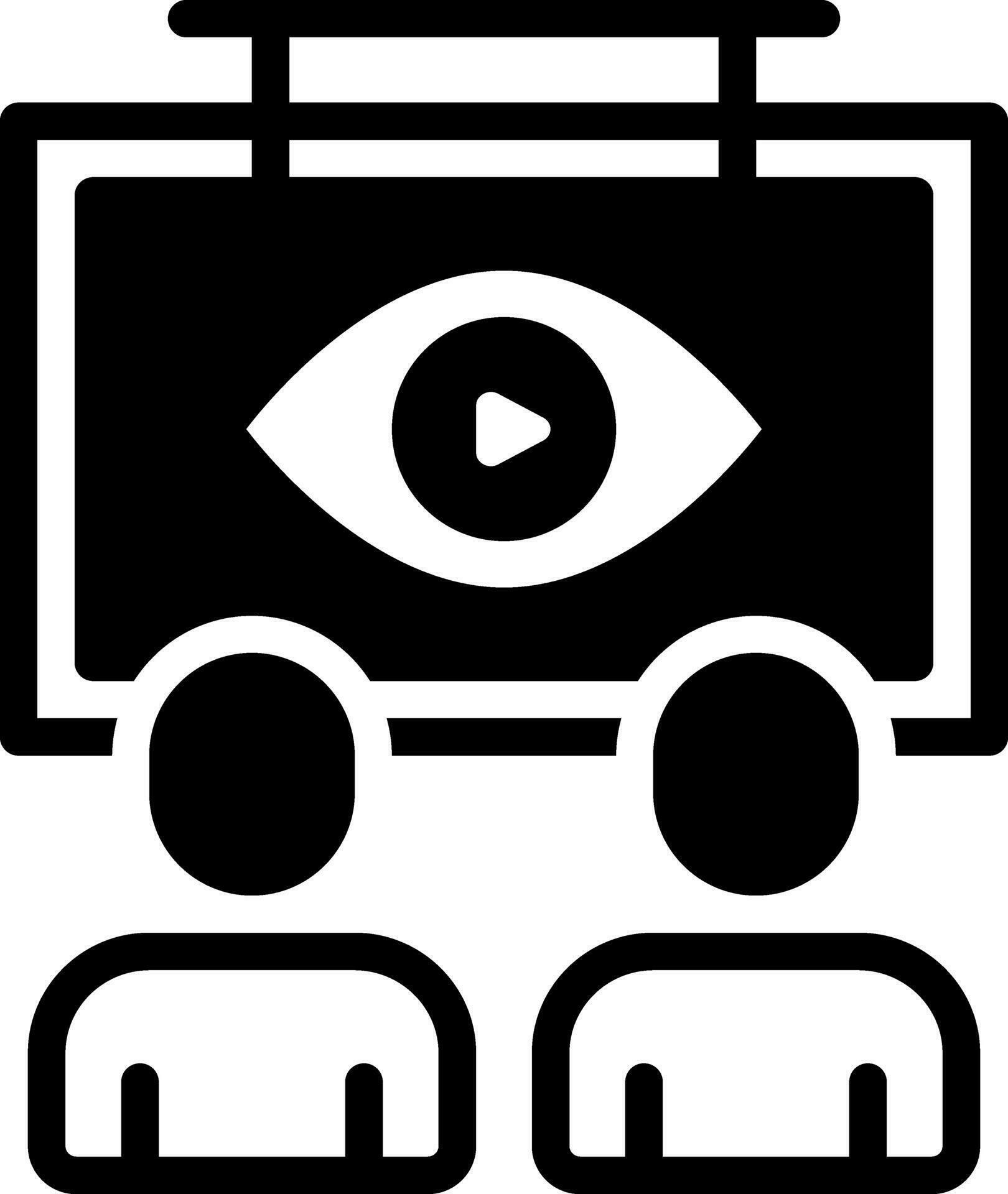 solid icon for viewing 33047741 Vector Art at Vecteezy