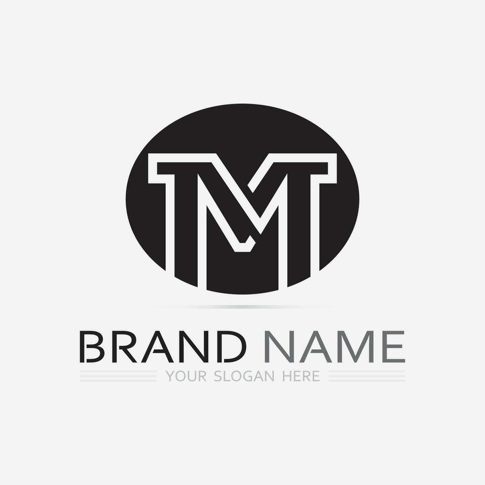 M Letter Logo Template vector