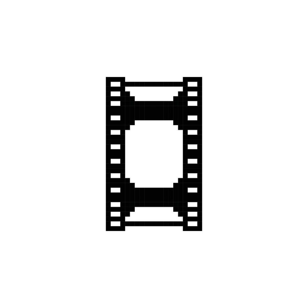 Film Reel Logo Icon vector