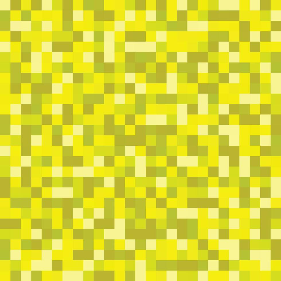 Yellow Pixel Pattern or Background vector