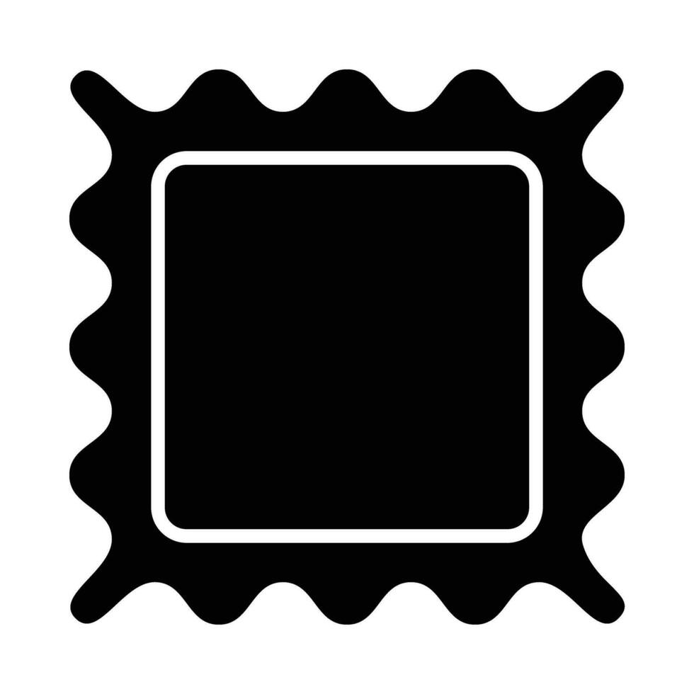 Picture Frame Vector Glyph Icon For Personal And Commercial Use.