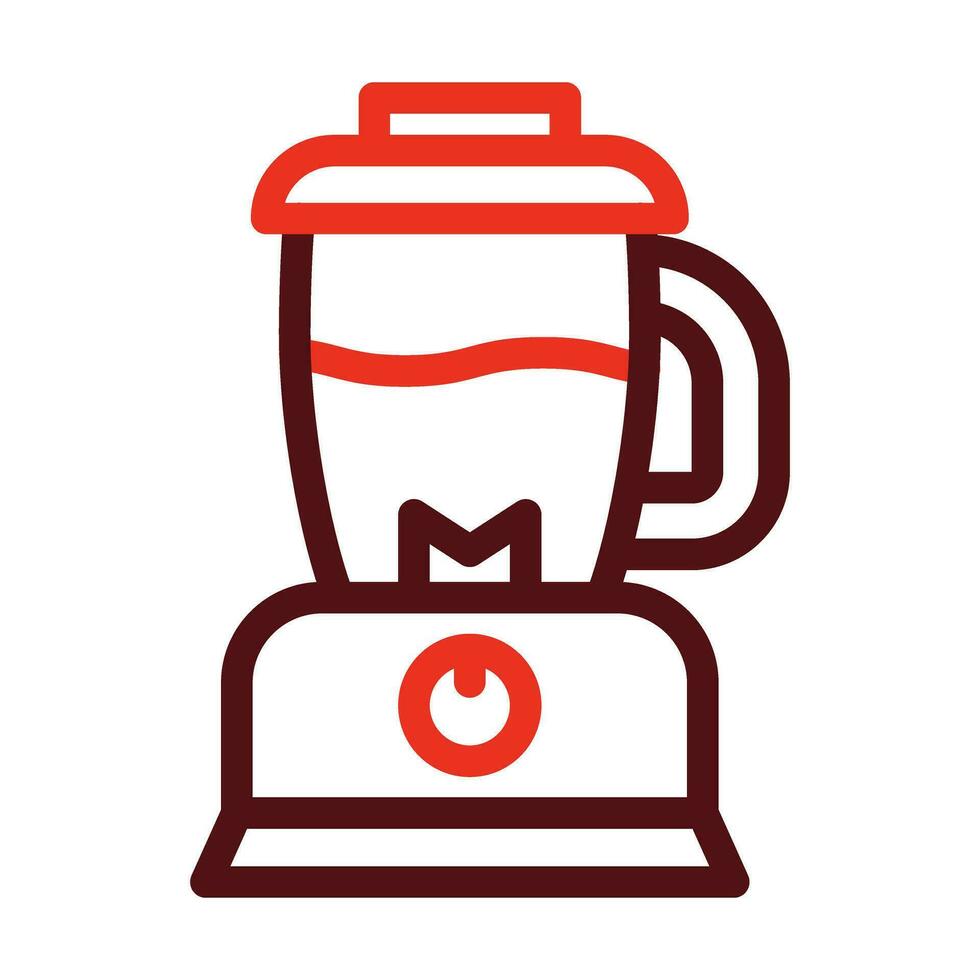Blender Vector Thick Line Two Color Icons For Personal And Commercial Use.