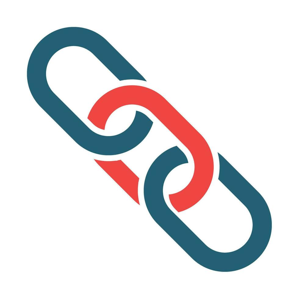 Chain Vector Glyph Two Color Icon For Personal And Commercial Use.