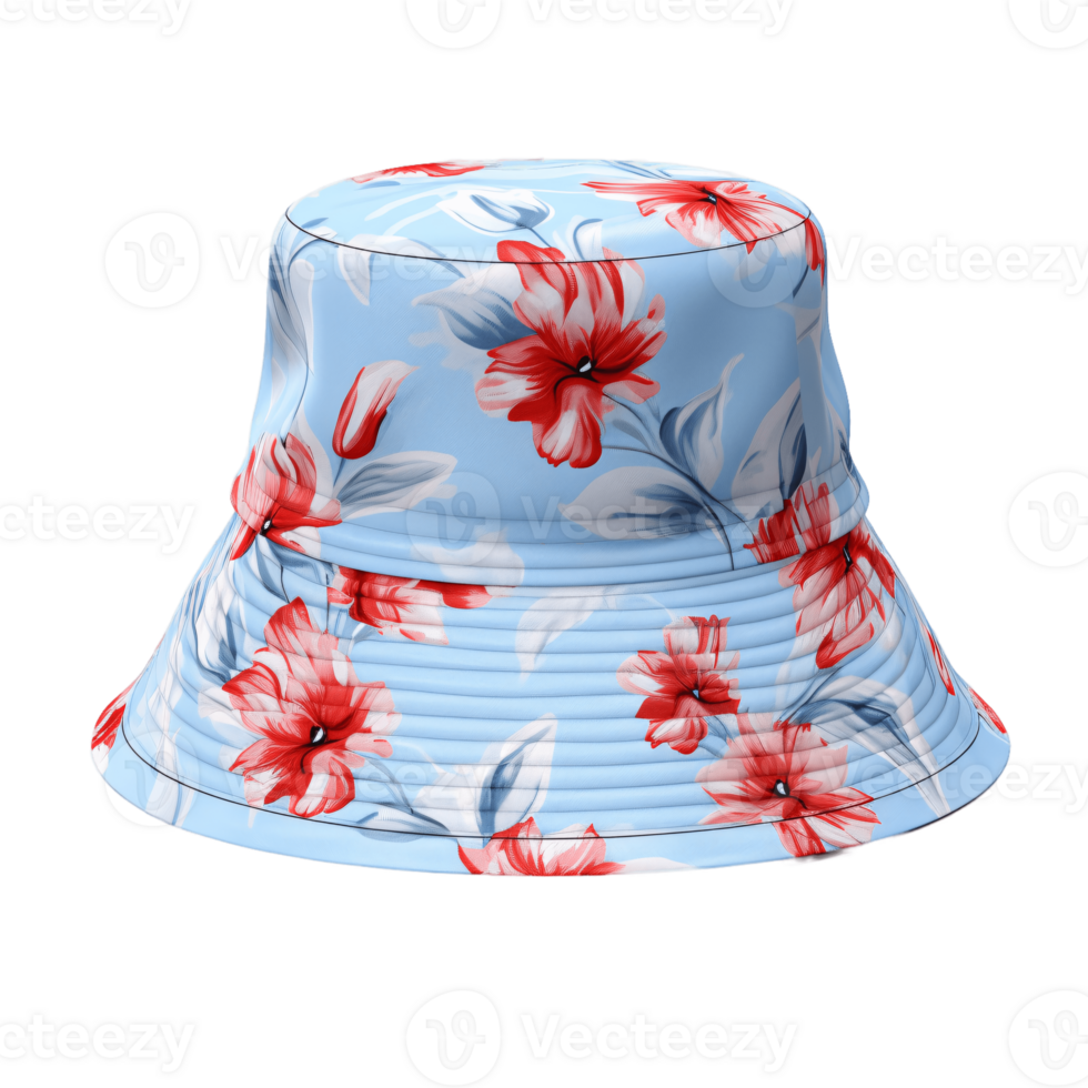 ai generative Bucket hat isolated on transparent background png