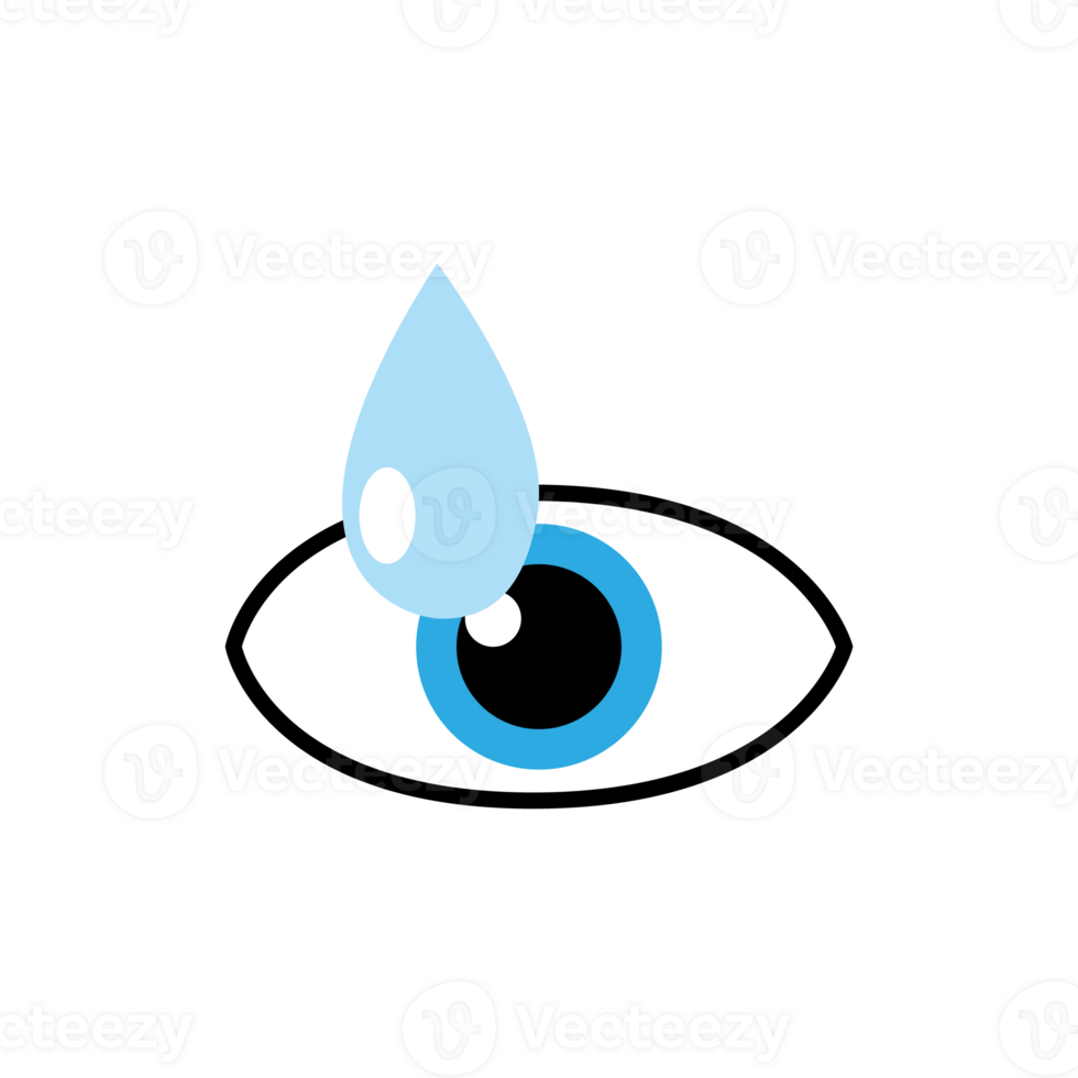 Eye drops isolated icon from medical collection. Thin linear eye drops, medical, health outline icon isolated. Line eye drops sign, symbol. png