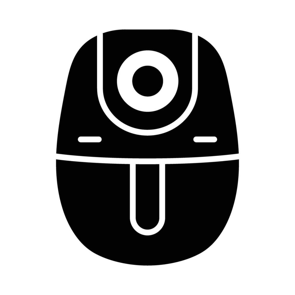 Air Fryer Vector Glyph Icon For Personal And Commercial Use.