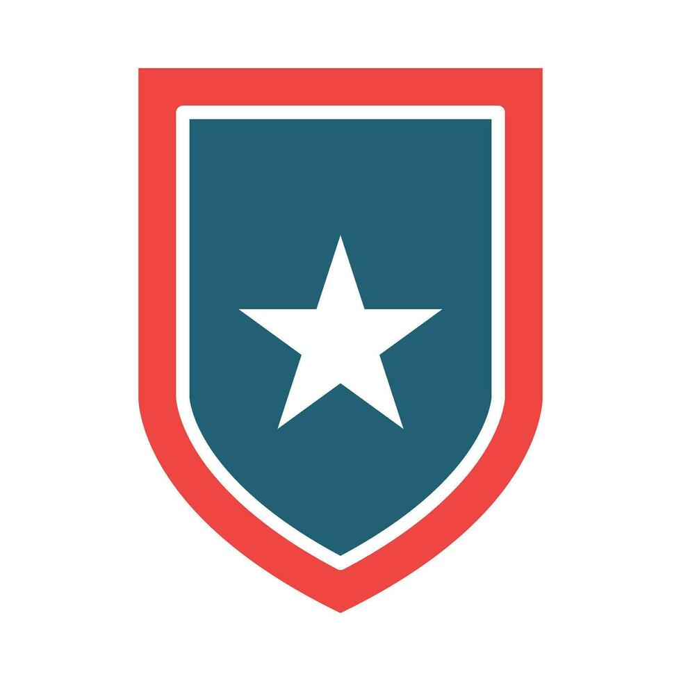 Shield Vector Glyph Two Color Icon For Personal And Commercial Use.