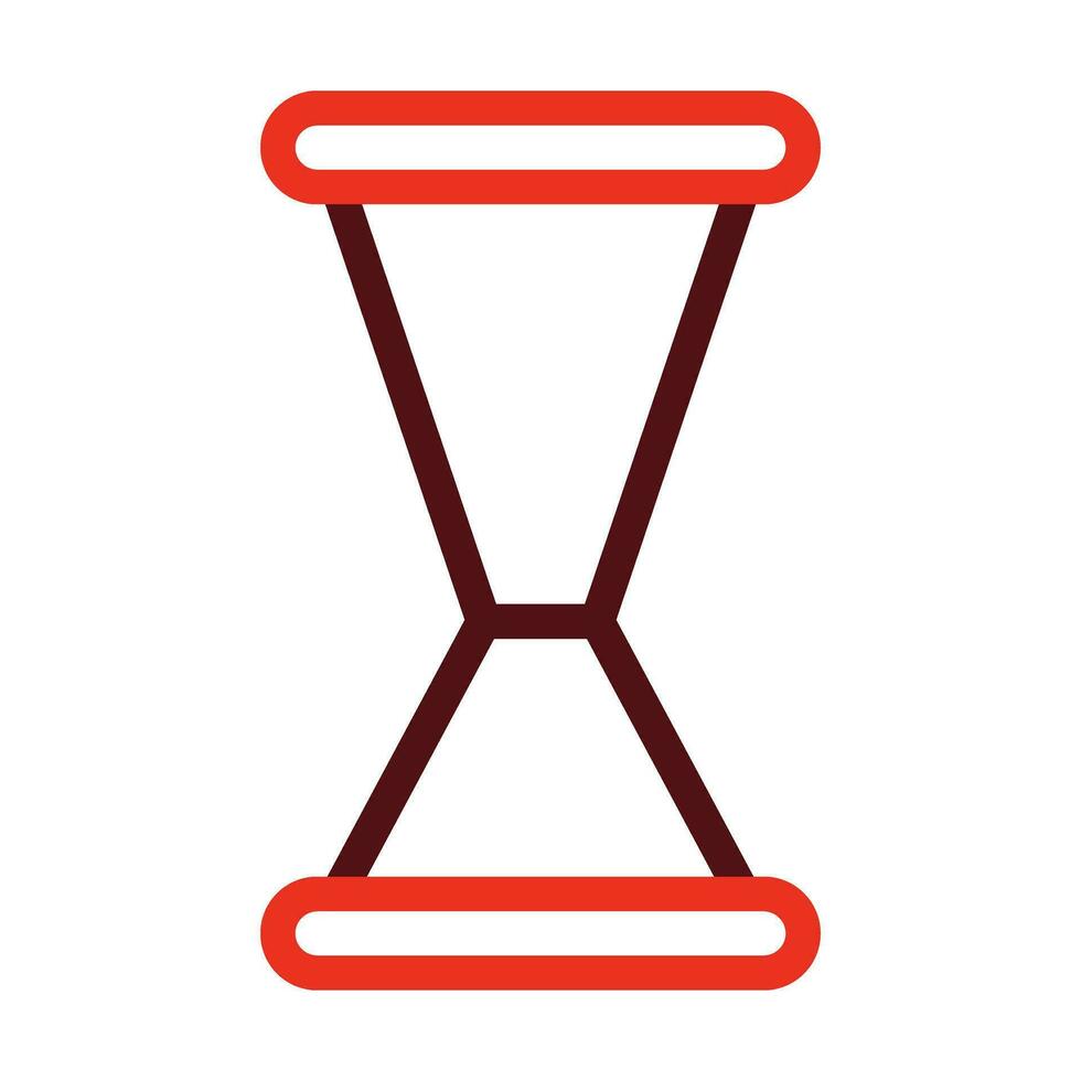 Jigger Vector Thick Line Two Color Icons For Personal And Commercial Use.