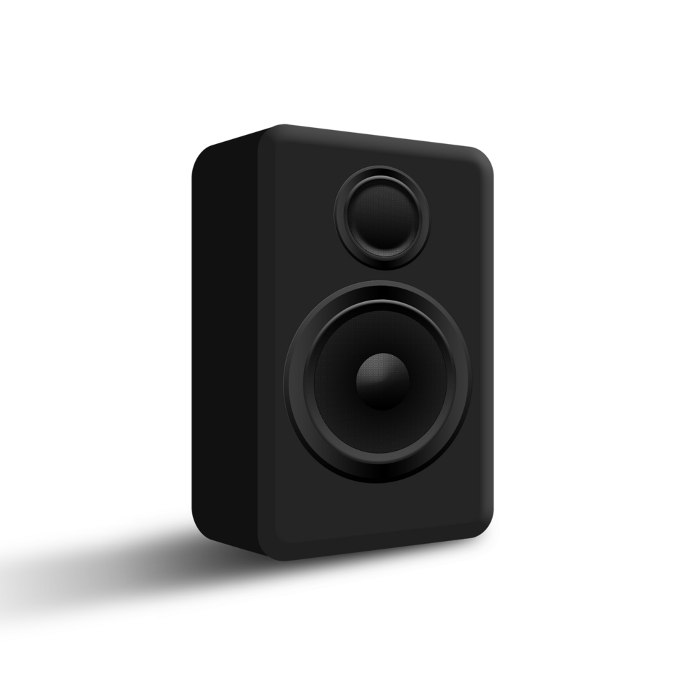 Klang Lautsprecher Symbol Audio- Musik- System oder Spieler Lautsprecher. png