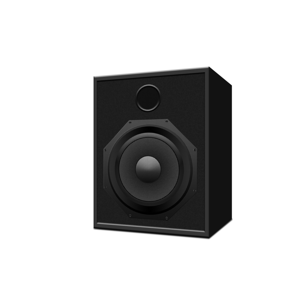 Sound speaker icon  audio music system or player  loudspeaker. png