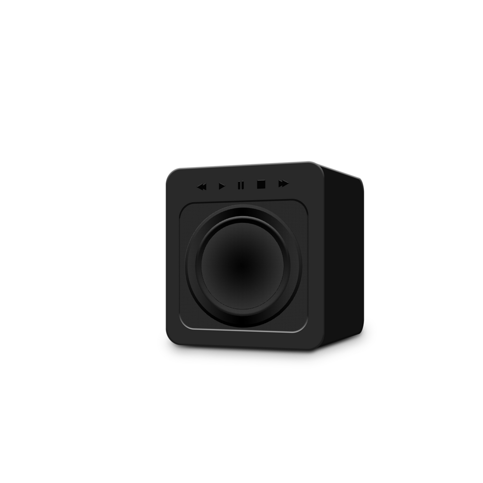 Sound speaker icon  audio music system or player  loudspeaker. png