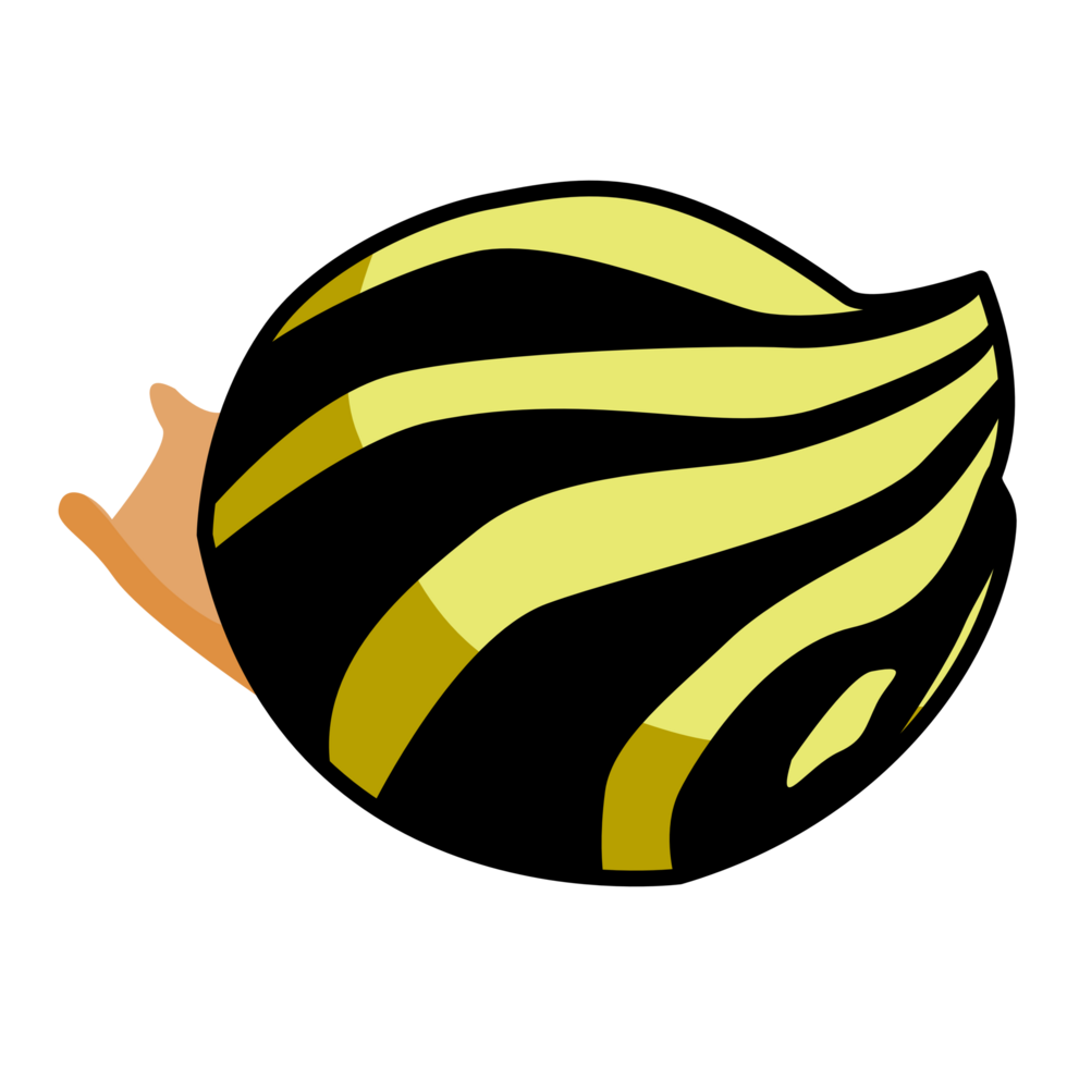Popular aquarium snail, spotted Nerite Snail.  web site stickers application.Animal world series. png