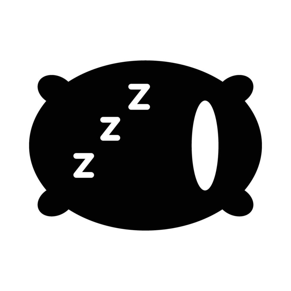 Pillow Vector Glyph Icon For Personal And Commercial Use.
