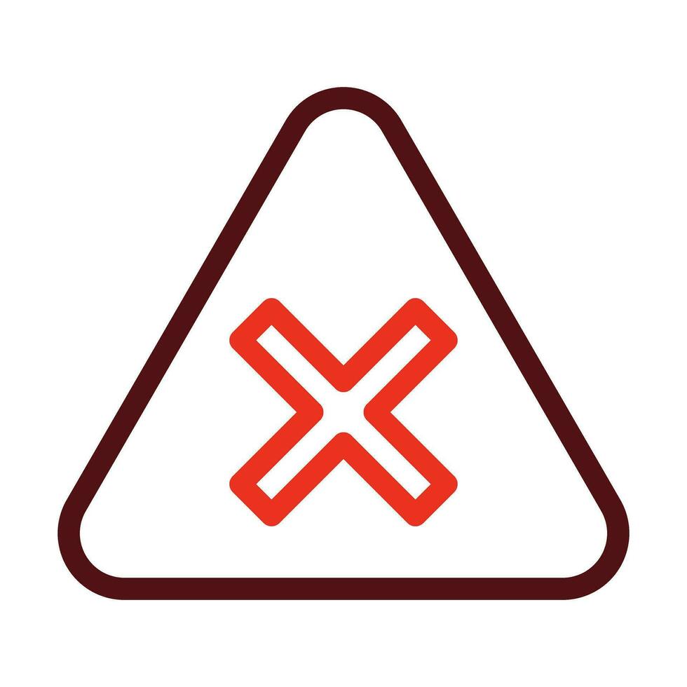 Harmful Vector Thick Line Two Color Icons For Personal And Commercial Use.