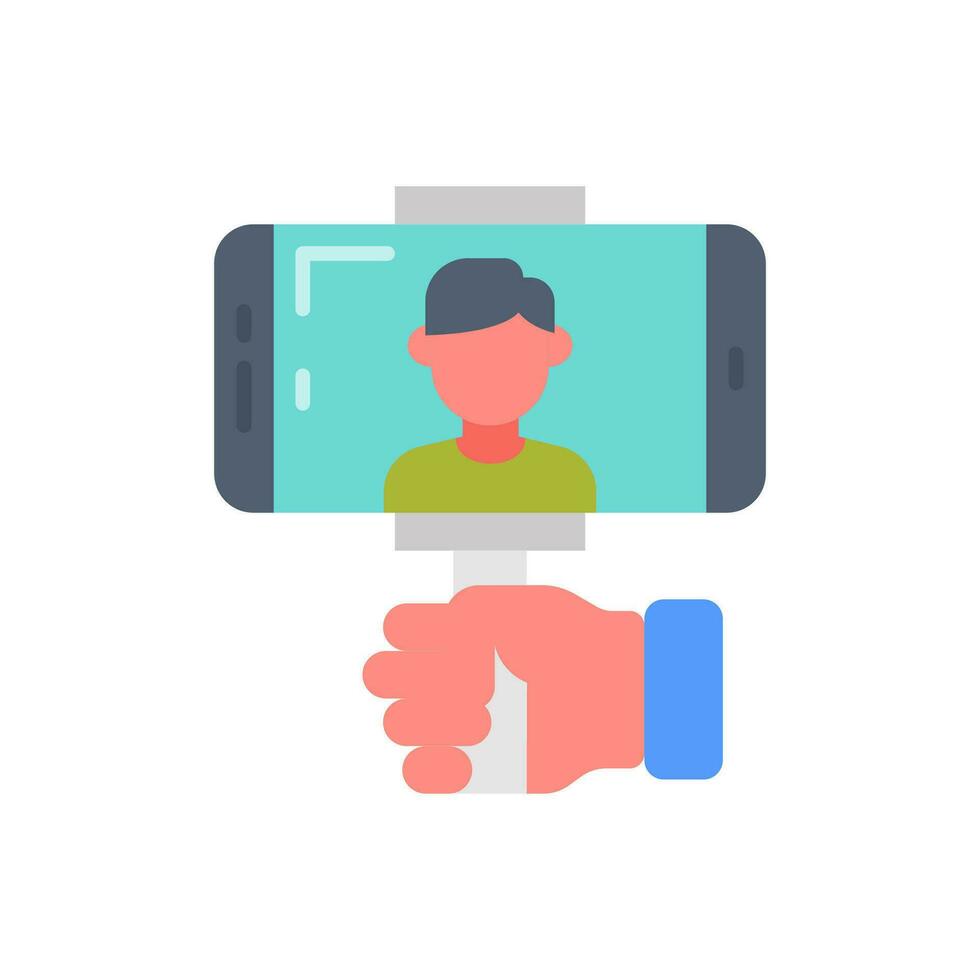Vlogging icon in vector. Illustration vector