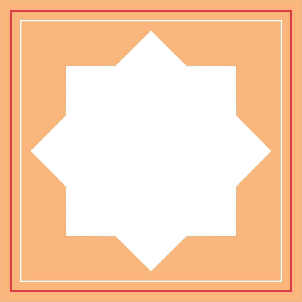 Orange and white background color with stripe line shape. Suitable for social media post and web. Star shape. vector