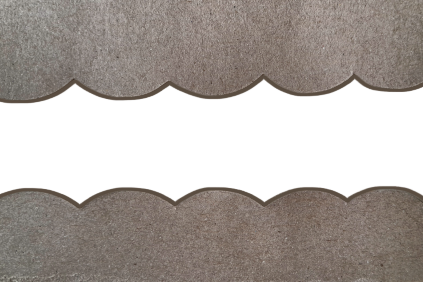 Realistic textured of torn ripped paper cardboard edges pieces. Rough grunge elements of paper materials. Copy Space for Text. png