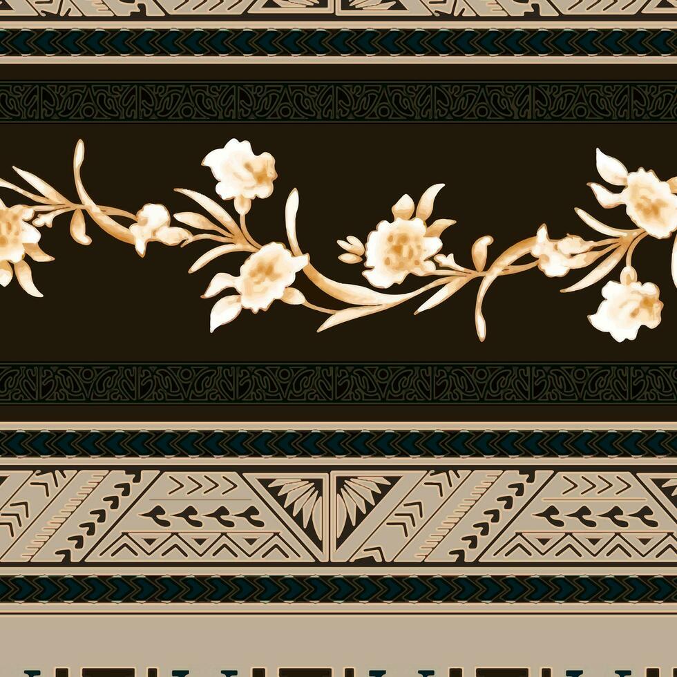 floral resumen modelo adecuado para textil y impresión necesidades vector